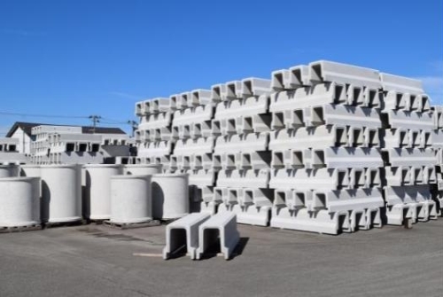 CO2吸収コンクリートの製品例