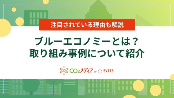 ブルーエコノミーとは？取り組み事例について紹介